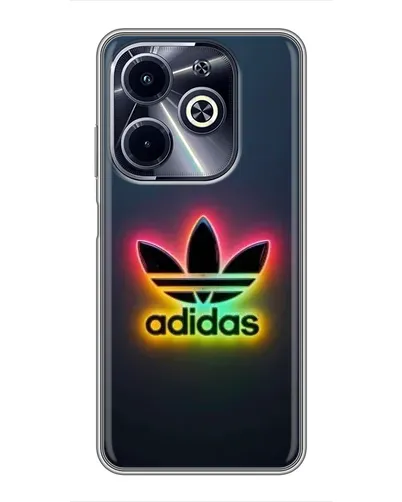 Чехол для Infinix Hot 40i с картинкой «Неоновый Adidas» Чехол для Infinix Hot 40i с картинкой «Неоновый Adidas»