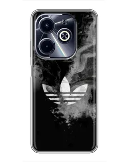 Чохол для Infinix Hot 40i з картинкою «Абстрактний дим Adidas» Чохол для Infinix Hot 40i з картинкою «Абстрактний дим Adidas»