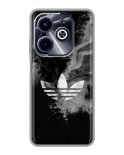 Чехол для Infinix Hot 40i с картинкой «Абстрактный дым Adidas» Чехол для Infinix Hot 40i с картинкой «Абстрактный дым Adidas»