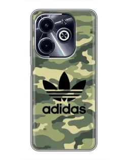 Чохол для Infinix Hot 40i з картинкою «Мілітарі стиль Adidas» Чохол для Infinix Hot 40i з картинкою «Мілітарі стиль Adidas»