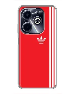 Чохол для Infinix Hot 40i з картинкою «Червоний мінімалізм Adidas» Чохол для Infinix Hot 40i з картинкою «Червоний мінімалізм Adidas»