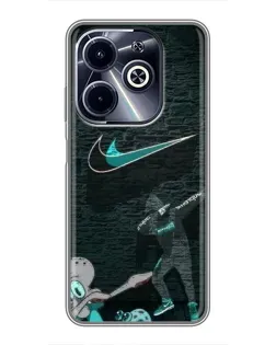 Чохол для Infinix Hot 40i з картинкою «Спортивний арт Nike» Чохол для Infinix Hot 40i з картинкою «Спортивний арт Nike»