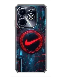 Чохол для Infinix Hot 40i з картинкою «Техногенний стиль Nike» Чохол для Infinix Hot 40i з картинкою «Техногенний стиль Nike»