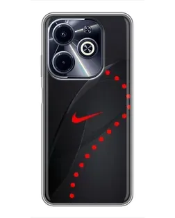 Чохол для Infinix Hot 40i з картинкою «Абстрактний дизайн Nike» Чохол для Infinix Hot 40i з картинкою «Абстрактний дизайн Nike»
