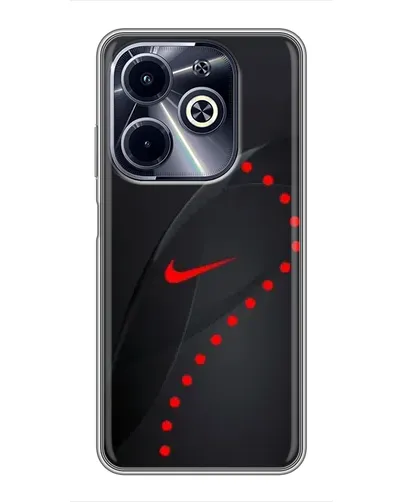 Чехол для Infinix Hot 40i с картинкой «Абстрактный дизайн Nike»