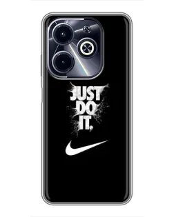 Чохол для Infinix Hot 40i з картинкою «Текстовий принт Nike» Чохол для Infinix Hot 40i з картинкою «Текстовий принт Nike»