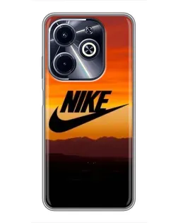 Чохол для Infinix Hot 40i з картинкою «Nike — вечірній горизонт» Чохол для Infinix Hot 40i з картинкою «Nike — вечірній горизонт»