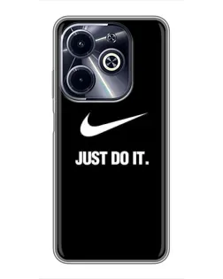 Чохол для Infinix Hot 40i з картинкою «Класичний принт Nike» Чохол для Infinix Hot 40i з картинкою «Класичний принт Nike»
