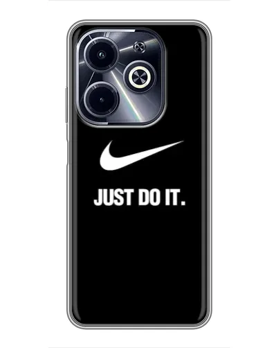 Чехол для Infinix Hot 40i с картинкой «Классический принт Nike»