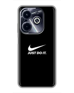 Чохол для Infinix Hot 40i з картинкою «Мінімалізм від Nike» Чохол для Infinix Hot 40i з картинкою «Мінімалізм від Nike»