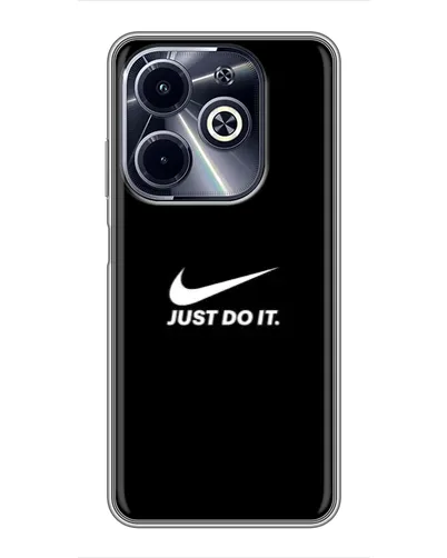 Чехол для Infinix Hot 40i с картинкой «Минимализм от Nike»