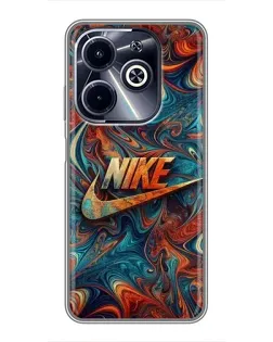 Чохол для Infinix Hot 40i з картинкою «Nike в абстракції» Чохол для Infinix Hot 40i з картинкою «Nike в абстракції»