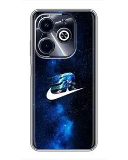Чохол для Infinix Hot 40i з картинкою «Зірковий шлях Nike» Чохол для Infinix Hot 40i з картинкою «Зірковий шлях Nike»