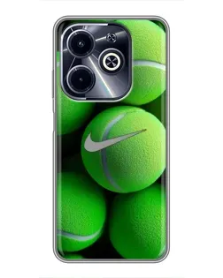 Чохол для Infinix Hot 40i з картинкою «Тенісні м'ячі Найк» Чохол для Infinix Hot 40i з картинкою «Тенісні м'ячі Найк»