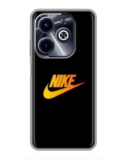 Чохол для Infinix Hot 40i з картинкою «Золотий логотип Nike» Чохол для Infinix Hot 40i з картинкою «Золотий логотип Nike»