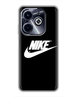 Чохол для Infinix Hot 40i з картинкою «Мазки фарби Nike» Чохол для Infinix Hot 40i з картинкою «Мазки фарби Nike»