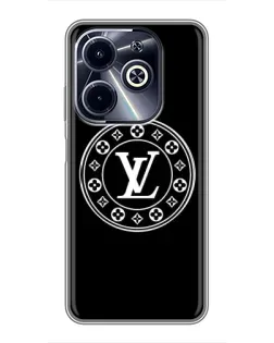 Чехол для Infinix Hot 40i с картинкой «LV — печать стиля»