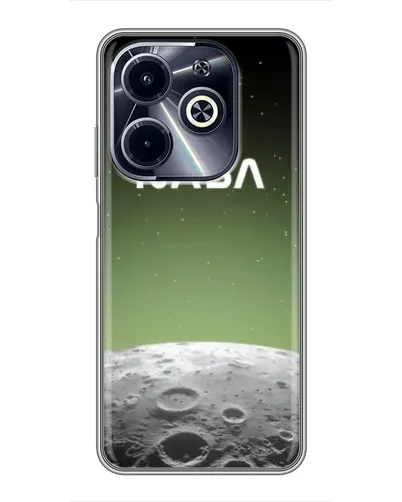 Чохол для Infinix Hot 40i з картинкою «NASA — місячний градієнт» Чохол для Infinix Hot 40i з картинкою «NASA — місячний градієнт»