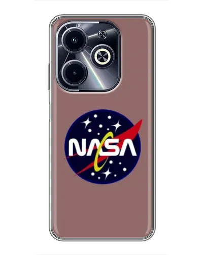 Чохол для Infinix Hot 40i з картинкою «NASA — ретро космос» Чохол для Infinix Hot 40i з картинкою «NASA — ретро космос»