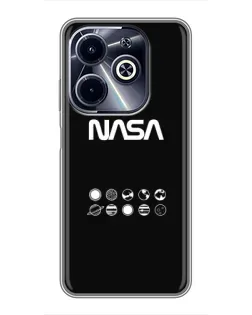 Чохол для Infinix Hot 40i з картинкою «NASA — технічний принт» Чохол для Infinix Hot 40i з картинкою «NASA — технічний принт»
