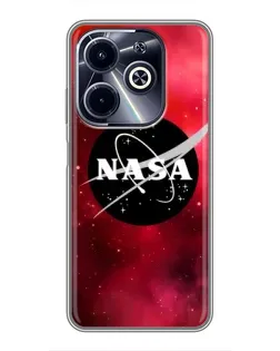Чохол для Infinix Hot 40i з картинкою «NASA — червона туманність» Чохол для Infinix Hot 40i з картинкою «NASA — червона туманність»