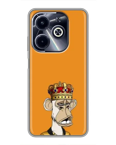 Чехол для Infinix Hot 40i с картинкой «Золотая обезьяна Bored Ape» Чехол для Infinix Hot 40i с картинкой «Золотая обезьяна Bored Ape»