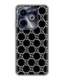Чохол для Infinix Hot 40i з картинкою «Gucci — сітчастий паттерн» Чохол для Infinix Hot 40i з картинкою «Gucci — сітчастий паттерн»
