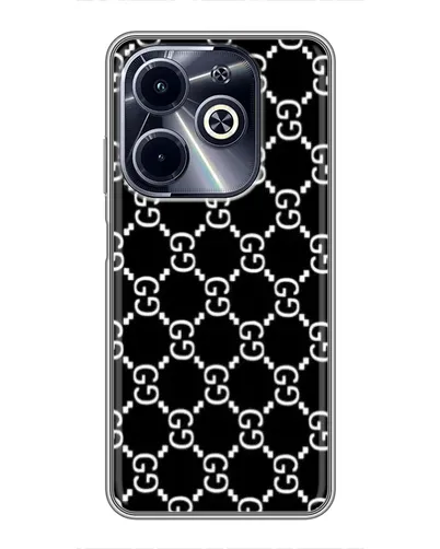 Чохол для Infinix Hot 40i з картинкою «Gucci — сітчастий паттерн» Чохол для Infinix Hot 40i з картинкою «Gucci — сітчастий паттерн»