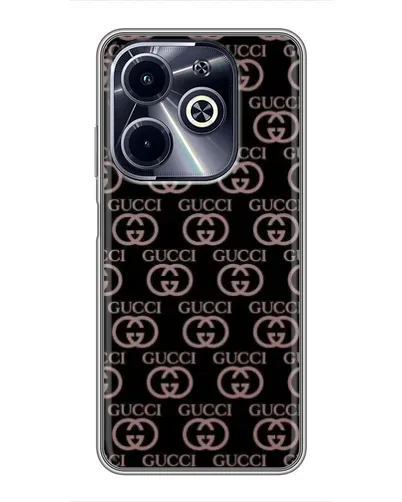 Чохол для Infinix Hot 40i з картинкою «Класична монограма Gucci» Чохол для Infinix Hot 40i з картинкою «Класична монограма Gucci»