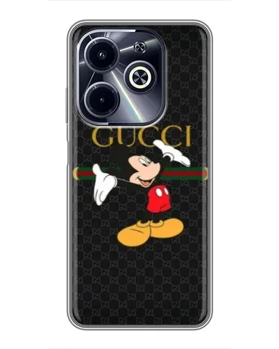 Чохол для Infinix Hot 40i з картинкою «Міккі Маус Gucci» Чохол для Infinix Hot 40i з картинкою «Міккі Маус Gucci»