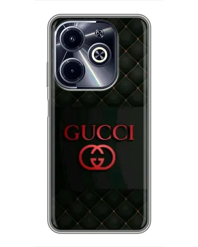 Чохол для Infinix Hot 40i з картинкою «Gucci — стьобаний чорний» Чохол для Infinix Hot 40i з картинкою «Gucci — стьобаний чорний»