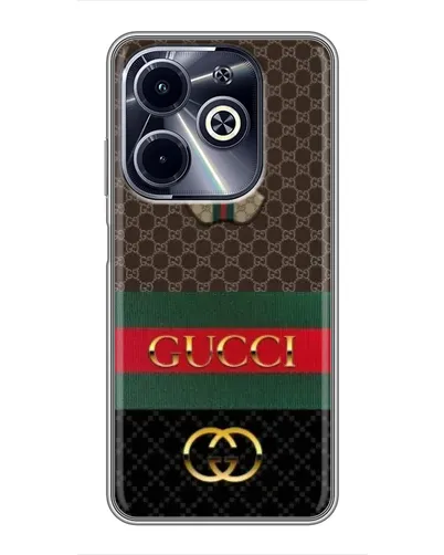 Чохол для Infinix Hot 40i з картинкою «Gucci — брендований десерт» Чохол для Infinix Hot 40i з картинкою «Gucci — брендований десерт»