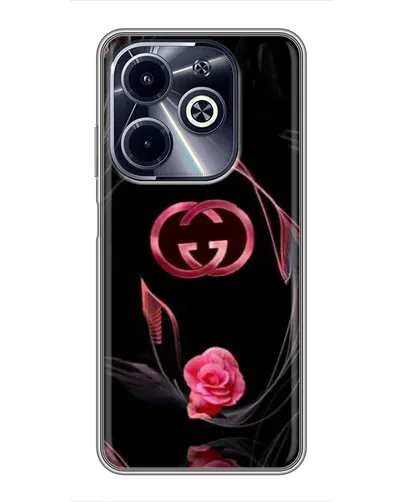 Чохол для Infinix Hot 40i з картинкою «Gucci — неонова троянда» Чохол для Infinix Hot 40i з картинкою «Gucci — неонова троянда»