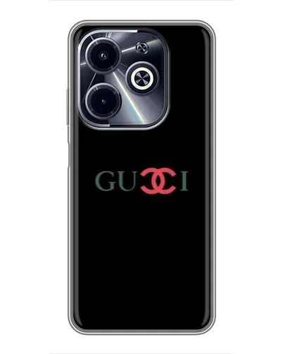 Чохол для Infinix Hot 40i з картинкою «Gucci — червоний градієнт» Чохол для Infinix Hot 40i з картинкою «Gucci — червоний градієнт»
