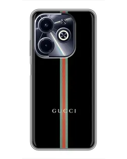 Чехол для Infinix Hot 40i с картинкой «Gucci — строгая линия» Чехол для Infinix Hot 40i с картинкой «Gucci — строгая линия»