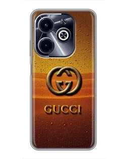 Чехол для Infinix Hot 40i с картинкой «Gucci — солнечный градиент» Чехол для Infinix Hot 40i с картинкой «Gucci — солнечный градиент»