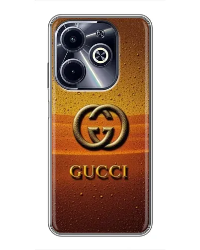 Чехол для Infinix Hot 40i с картинкой «Gucci — солнечный градиент» Чехол для Infinix Hot 40i с картинкой «Gucci — солнечный градиент»