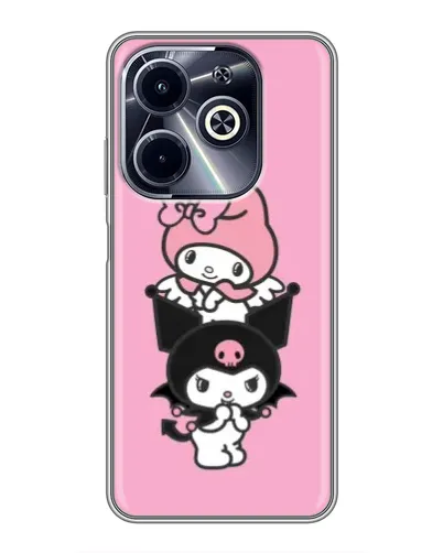 Чохол для Infinix Hot 40i з картинкою «My Melody та Kuromi»