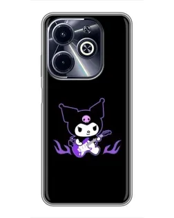 Чохол для Infinix Hot 40i з картинкою «Електрична Kuromi» Чохол для Infinix Hot 40i з картинкою «Електрична Kuromi»