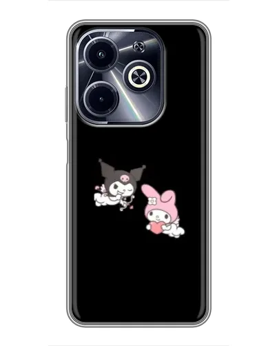 Чохол для Infinix Hot 40i з картинкою «My Melody та Kuromi»