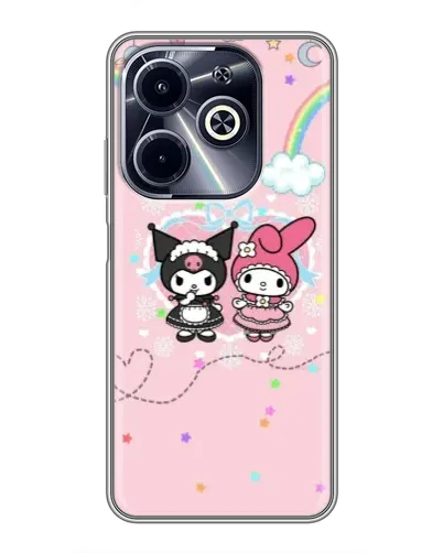 Чохол для Infinix Hot 40i з картинкою «My Melody та Kuromi»