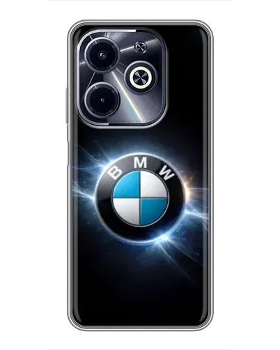 Чехол для Infinix Hot 40i с картинкой «BMW — неоновое сияние» Чехол для Infinix Hot 40i с картинкой «BMW — неоновое сияние»