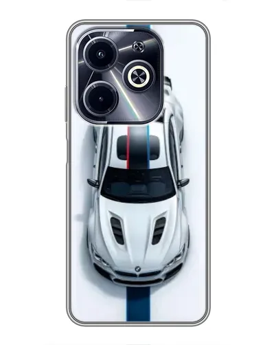 Чехол для Infinix Hot 40i с картинкой «Вид сверху — BMW M» Чехол для Infinix Hot 40i с картинкой «Вид сверху — BMW M»
