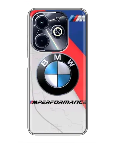 Чехол для Infinix Hot 40i с картинкой «BMW Performance стиль» Чехол для Infinix Hot 40i с картинкой «BMW Performance стиль»