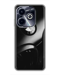Чехол для Infinix Hot 40i с картинкой «Эмблема BMW — макро»