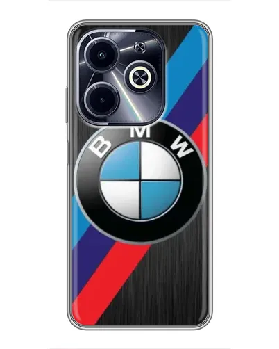 Чехол для Infinix Hot 40i с картинкой «BMW M-stripes стиль» Чехол для Infinix Hot 40i с картинкой «BMW M-stripes стиль»