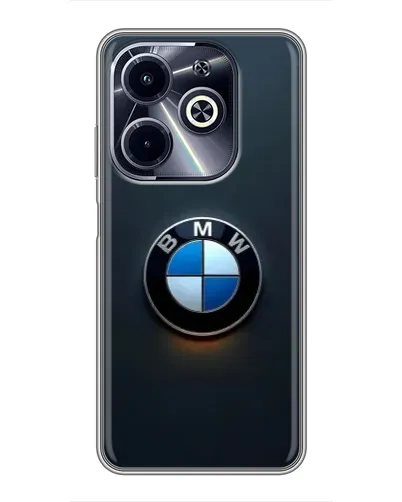 Чехол для Infinix Hot 40i с картинкой «Логотип BMW — минимализм» Чехол для Infinix Hot 40i с картинкой «Логотип BMW — минимализм»