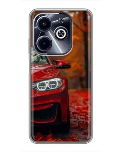 Чехол для Infinix Hot 40i с картинкой «Осенняя BMW M4»