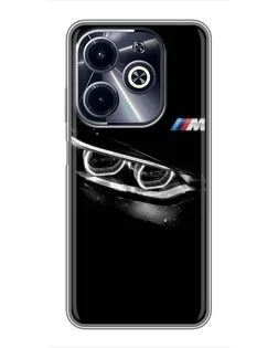 Чехол для Infinix Hot 40i с картинкой «BMW — взгляд тигра»