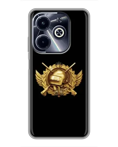 Чехол для Infinix Hot 40i с картинкой «PUBG — оранжевый градиент» Чехол для Infinix Hot 40i с картинкой «PUBG — оранжевый градиент»